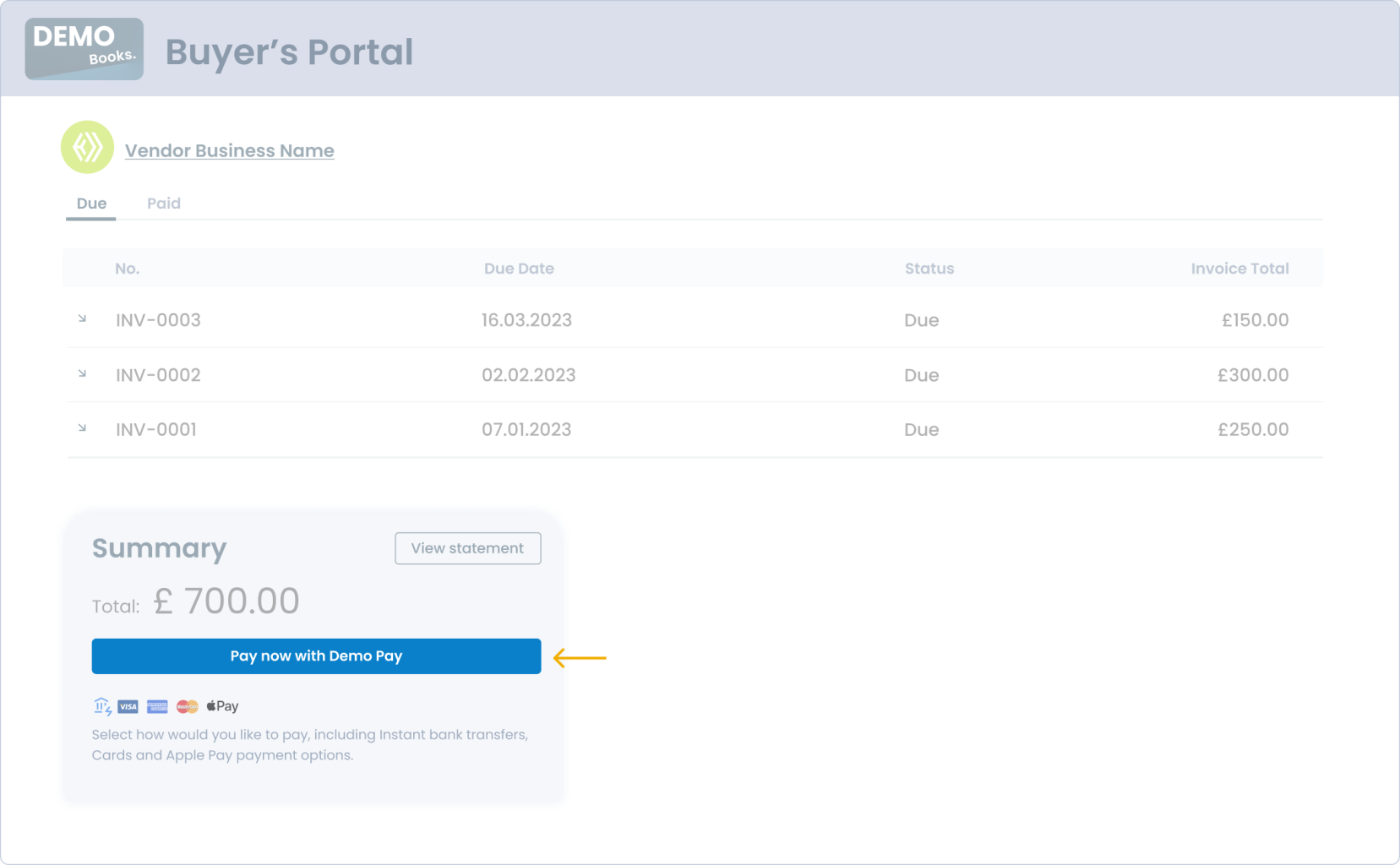 Pay Button UI Web-Embed